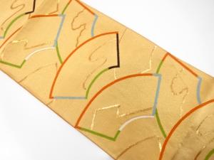 アンティーク　地紙模様織り出し袋帯（材料）